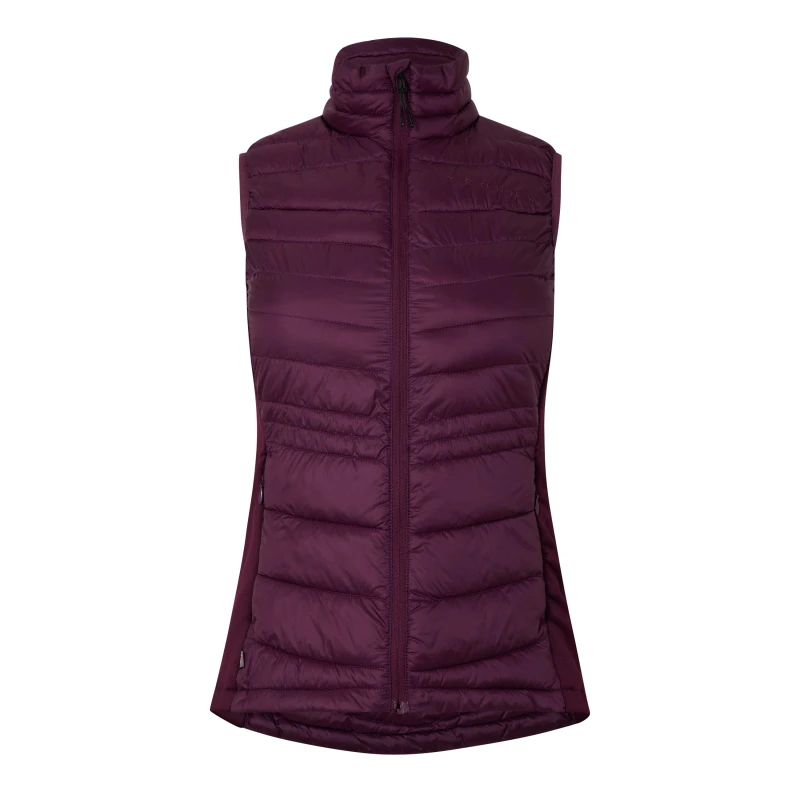 Image of Fohn Womens Packable Insulation Sleeveless Gilet Potent Purple female 8 (XS)