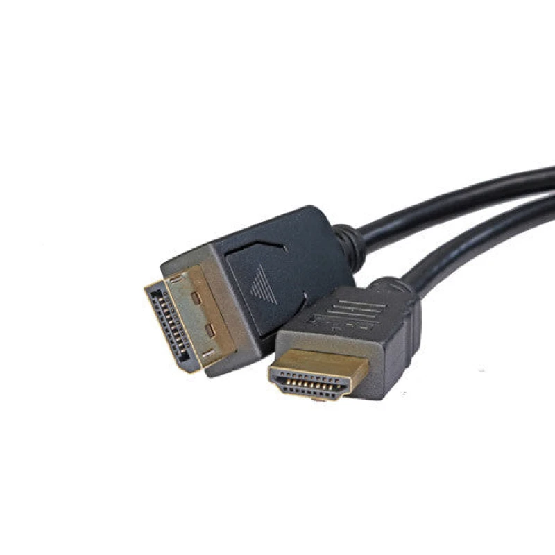 Image of Cablenet Cablenet 1m DisplayPort Male 1.2 - HDMI 1.4b 1080p 60Hz Uni-D Black Cable 24-0215