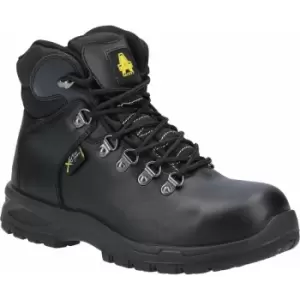 Image of Amblers Womens/Ladies AS606 Leather Safety Boots (8 UK) (Black) - Black
