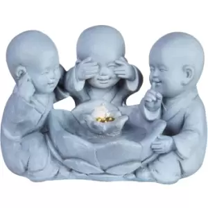Image of The Outdoor Living Company 3 Monks 42x25x28cm Water Fall