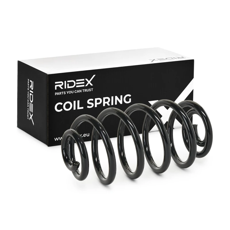 Image of RIDEX 188C0327 Coil spring Rear Axle Coil Spring (188)