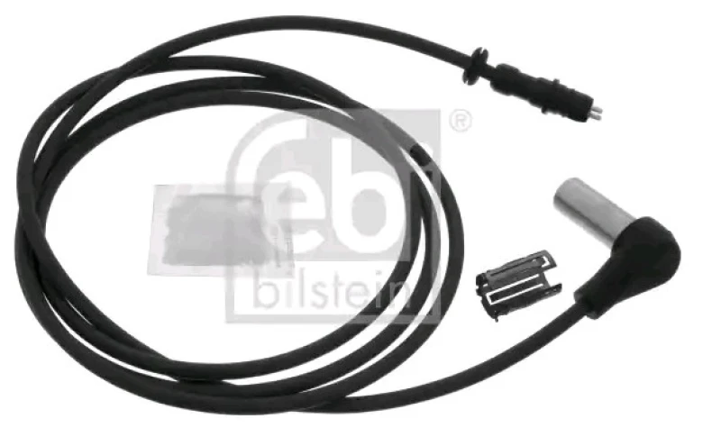 Image of FEBI BILSTEIN 46362 ABS Sensor Front Axle, with bush Sensor,wheel speed (412)