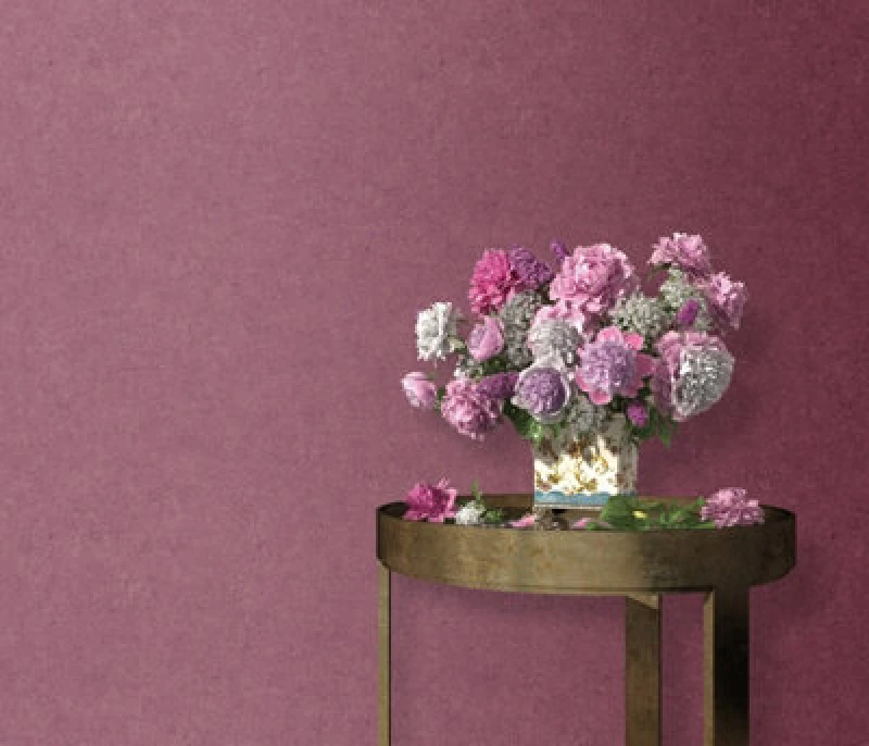 Image of Erismann Wallpaper Erismann Dash Plain Violet Vinyl Wallpaper Purple