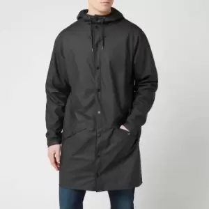 Image of Rains Long Jacket - Black - M