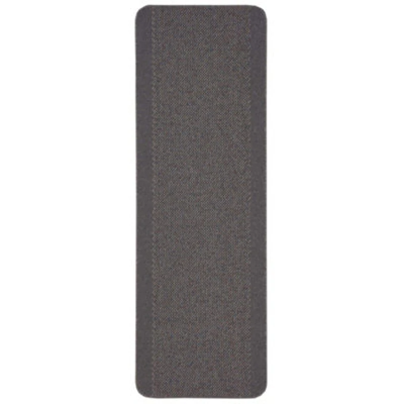 Image of THE RUGS Washable Designer Rugs & Mats Bordered Design in Dark Grey 110D Size: 80cm x 140cm Dark Grey Unisex 80cm x 140 cm