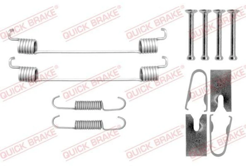 Image of QUICK BRAKE Brake shoe fitting kit QUICK BRAKE 105-0040