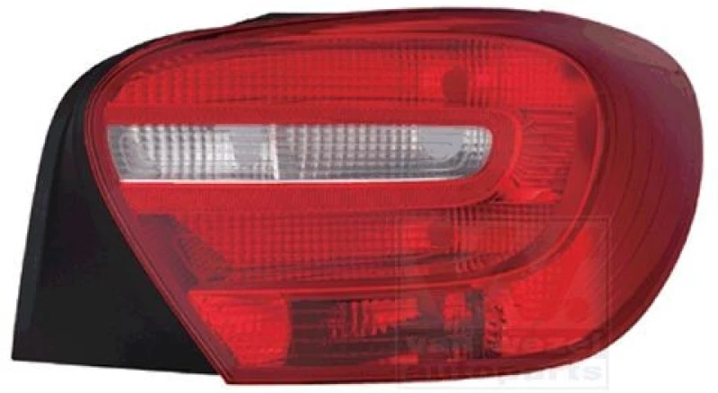 Image of VAN WEZEL 3019922U Rear light with bulb holder, Right Combination Rearlight (391)