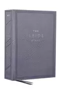 Image of net abide bible cloth over board blue comfort print holy bible