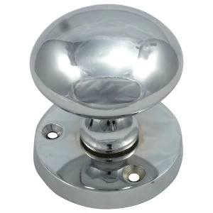 Select Round Mortice Door Knob - Chrome