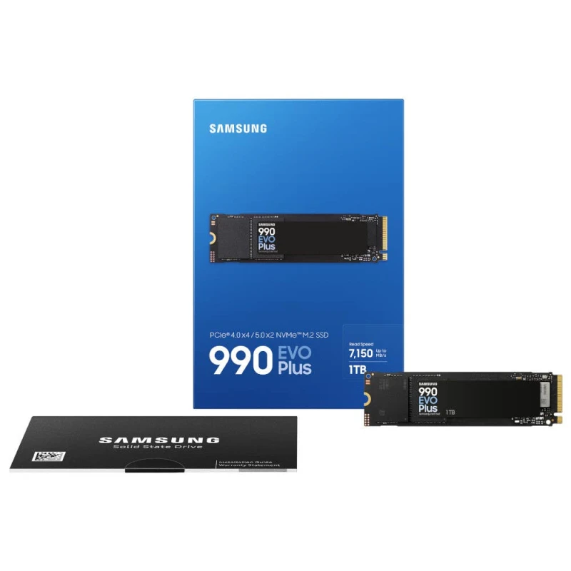 Image of Samsung 990 Evo PLUS 1TB M.2 2280 PCI-e 4.0 / 5.0 Hybrid NVMe Solid State Drive