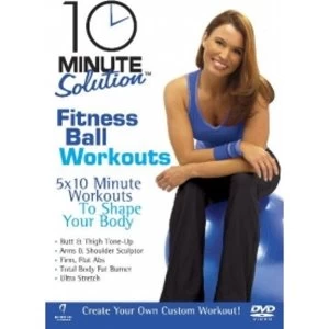 image of 10 Minute Solution Fitness Ball Workouts DVD