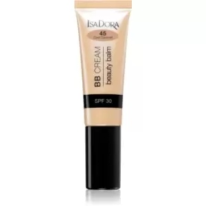 image of IsaDora BB Cream Beauty Balm Hydrating BB Cream SPF 30 Shade 45 Cool Caramel 30ml