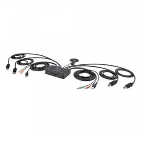 Image of StarTech.com 2 Port 4K 60Hz Dual Monitor DisplayPort Cable KVM Switch EXR8ST10387488