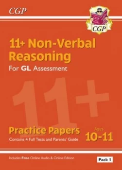 Image of 11+ GL Non-Verbal Reasoning Practice Papers Ages 10-11 Pack 1 inc Parents Guide & Online Ed by CGP Books