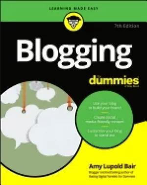 Image of blogging for dummies