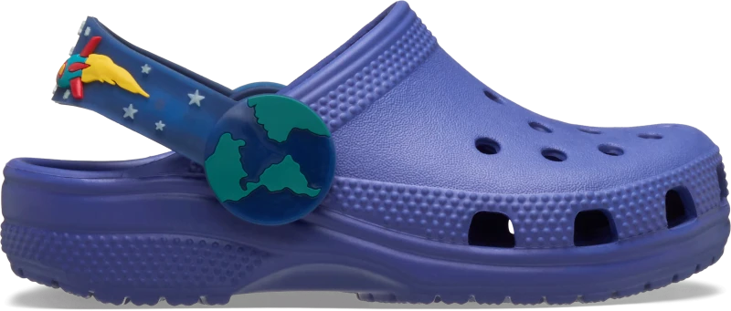 Image of Crocs Kids Toddler Classic Imagination Lights Backstrap Clogs Sapphire C5