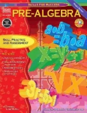 Image of pre algebra skill practice and assessment for middle school