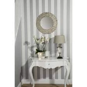 Image of Arthouse Glitterati Stripe Platinum Wallpaper