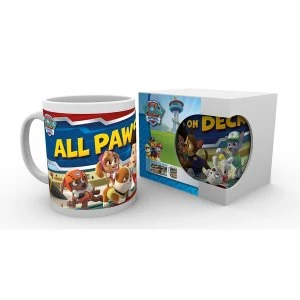 Image of Paw Patrol Paws on Deck Mug