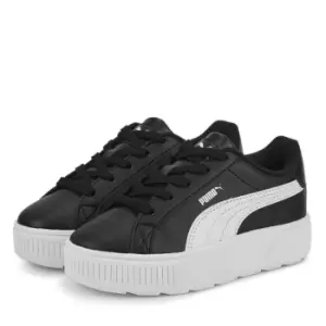 image of Puma Karmen Low Trainers Girls - Black