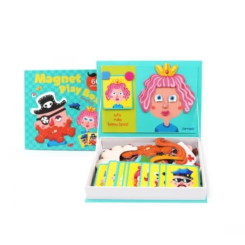 image of Magnet Play Box - Crazy Faces