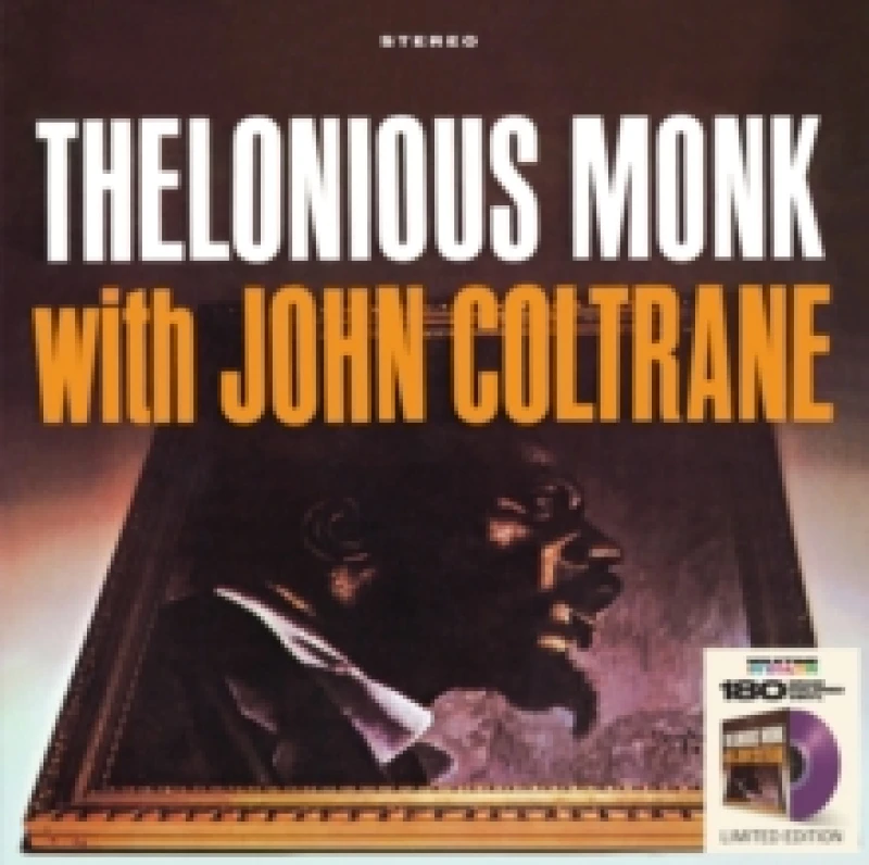 Image of Thelonious Monk With John Coltrane Vinyl