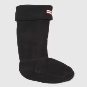 image of Hunter Black Fleece Welly Sock