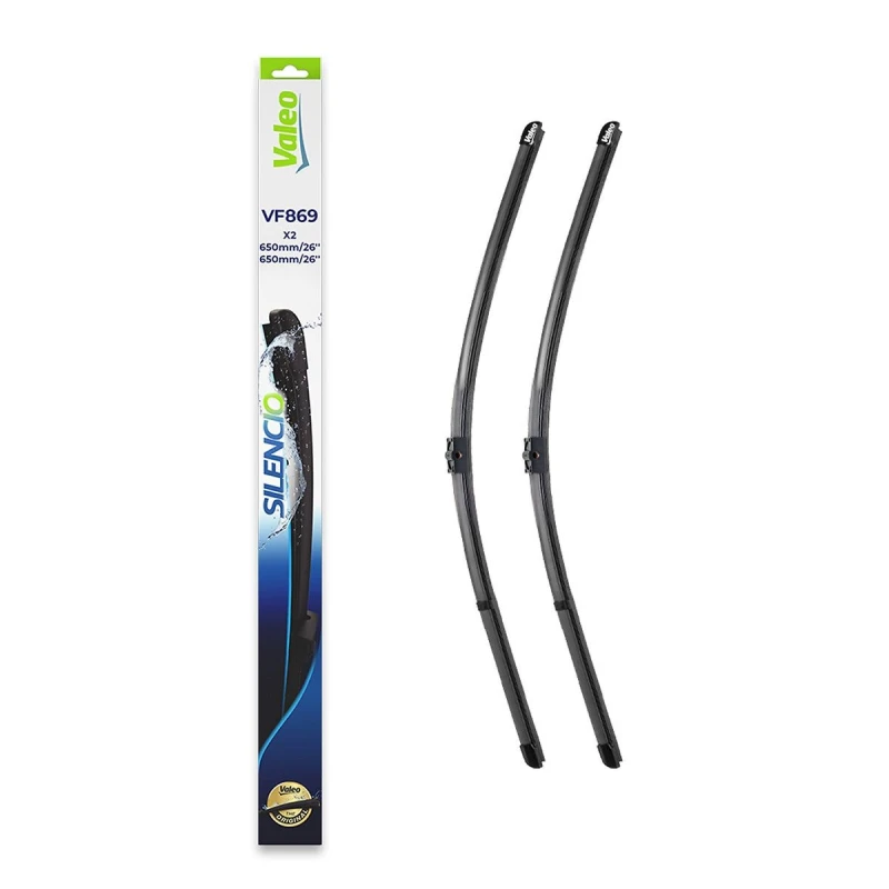 Image of VALEO 577869 Wiper blade Front, 650mm, with pre-mounted adaptor Wiper Blade (298)