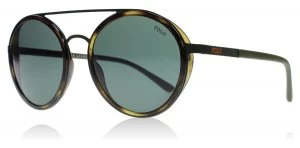 image of Polo Ralph Lauren PH3103 Sunglasses Matte Tortoise / Green 900571 53mm