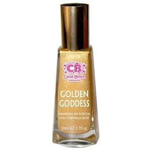 image of Cocoa Brown Golden Goddess Oil Shimmering Dry Body Oil