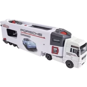 Image of Majorette MAN TGX Truck Porsche Experience+ 2 cars Model lorry