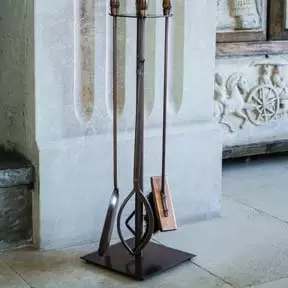 Image of Ivyline Antique Copper Fire Set