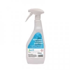 image of 2Work Perfumed Spray Wipe Sanitiser 750ml 2W71455