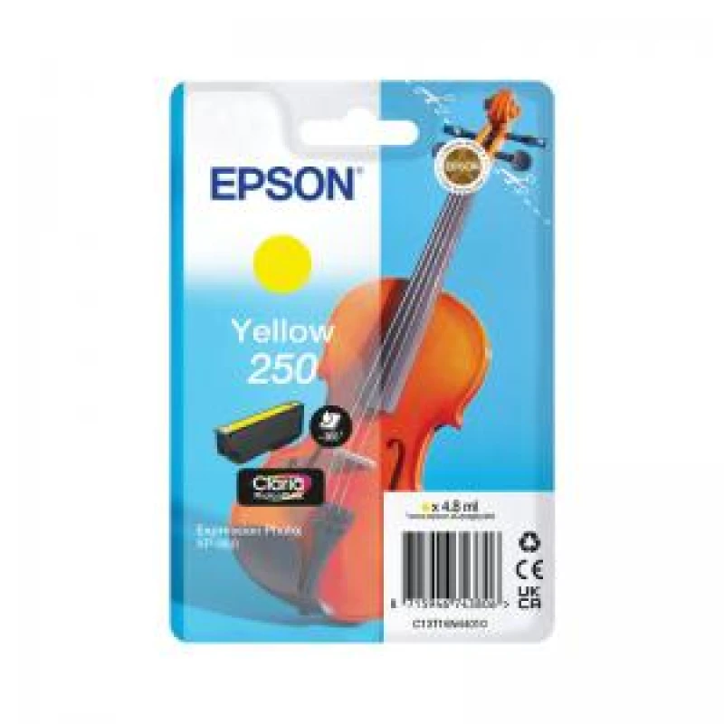 Image of Epson 250 Yellow Ink Cartridge - Violin (Original)