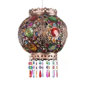 Image of Bazaar Bronze Ceiling Pendant Shade