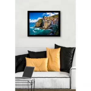 Image of SC0552 Multicolor Decorative Framed MDF Painting