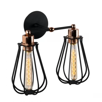 image of Fetiye - N-1121 Black Wall Lamp