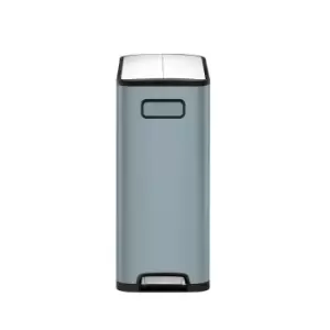 image of EKO Ecofly 20+20L Titanium Recycling Bin - Blue