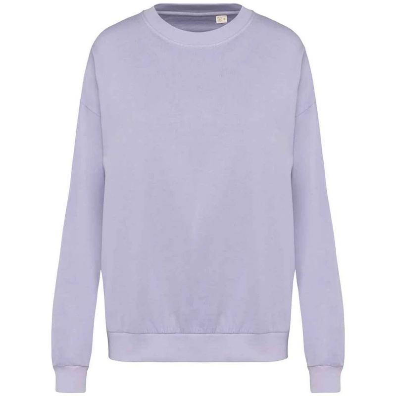Image of Native Spirit Mens Terrycloth Oversized Sweatshirt in Purple Size: XS Purple Male XS