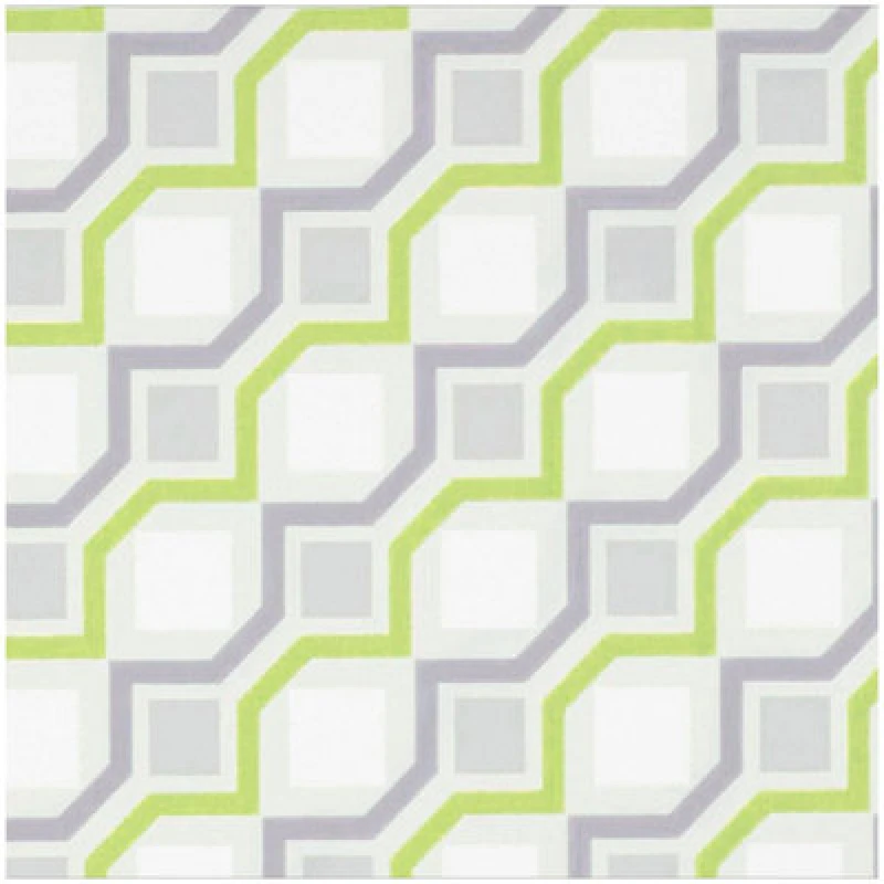 Image of Prestigious Textiles Geometric Wallpaper Green/cream/beige/grey Cubic Zest Non-Woven Paste The Wall