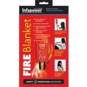 Image of 1m Wall Mountable Glass Fibre Fire Blanket