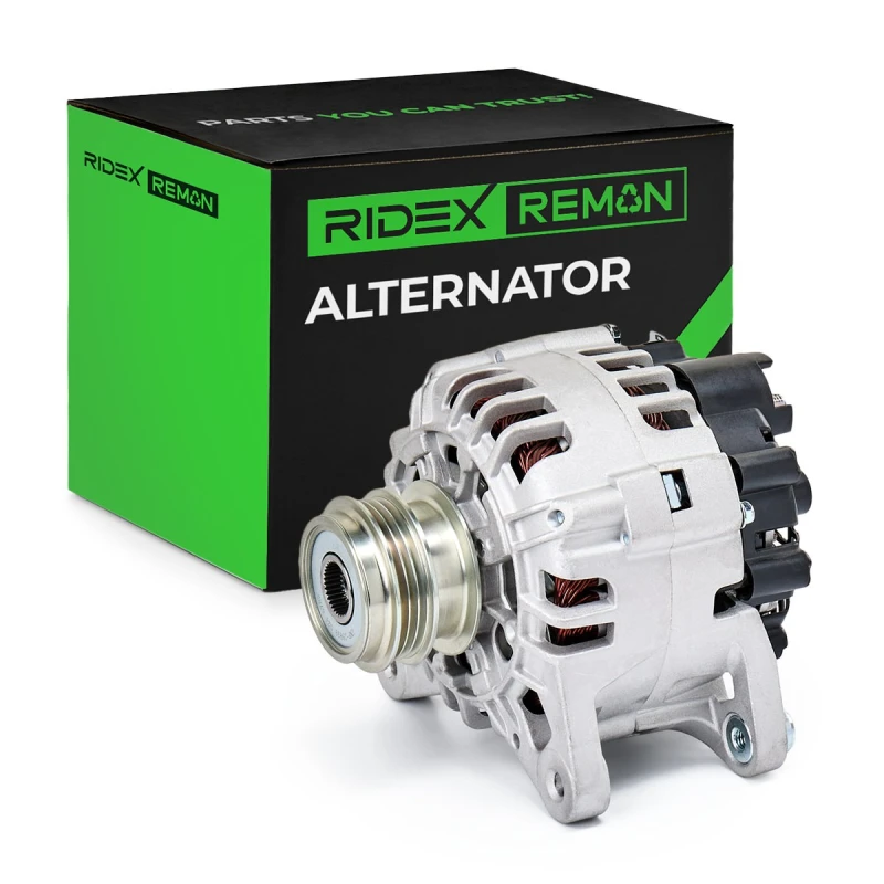 Image of RIDEX REMAN 4G1860R Generator Alternator Charging Current: 90A, Voltage: 14V, with integrated regulator Alternator (4)