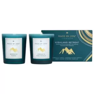 image of Made By Zen Highland Retreat Signature Candle Gift Set