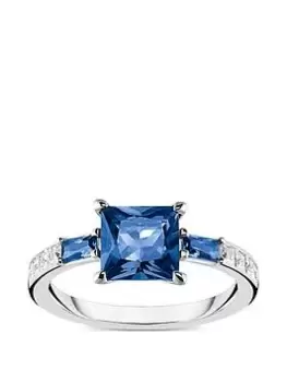 Thomas Sabo Cocktail Ring, Blue, Size 54, Women