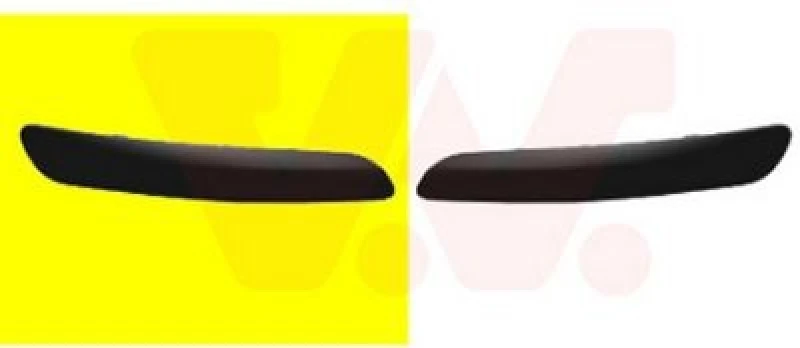 Image of VAN WEZEL Bumper cover VAN WEZEL 5895584