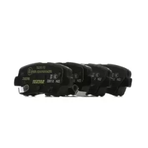 Image of TEXTAR Brake pad set HYUNDAI,KIA,SSANGYONG 2533701 583021RA30,583021WA30,583022VA30 583023KA35,583023RA70,583023XA30,583023ZA10,583023ZA16,583023ZA70
