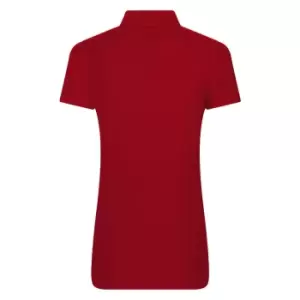 image of PRO RTX Womens/Ladies Pro Piqu Polo Shirt (2XL) (Red)