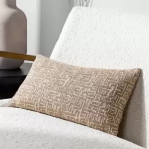 Image of furn Hoem Thalia Polyester Filled Cushion Toffee/Nougat