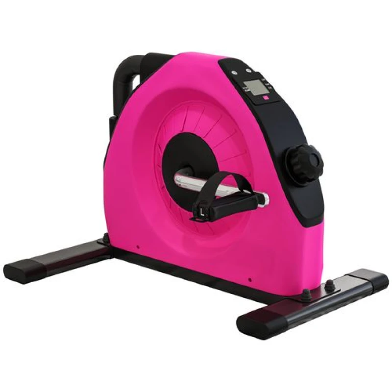 Image of Sportnow Mini Exercise Bik Under Desk Bike For Legs And Arms Workout, Red, Red A90-364V00RD