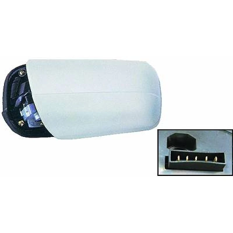Image of DIEDERICHS 1670227 Wing mirror Left, Complete Mirror, primed Outside Mirror (50)